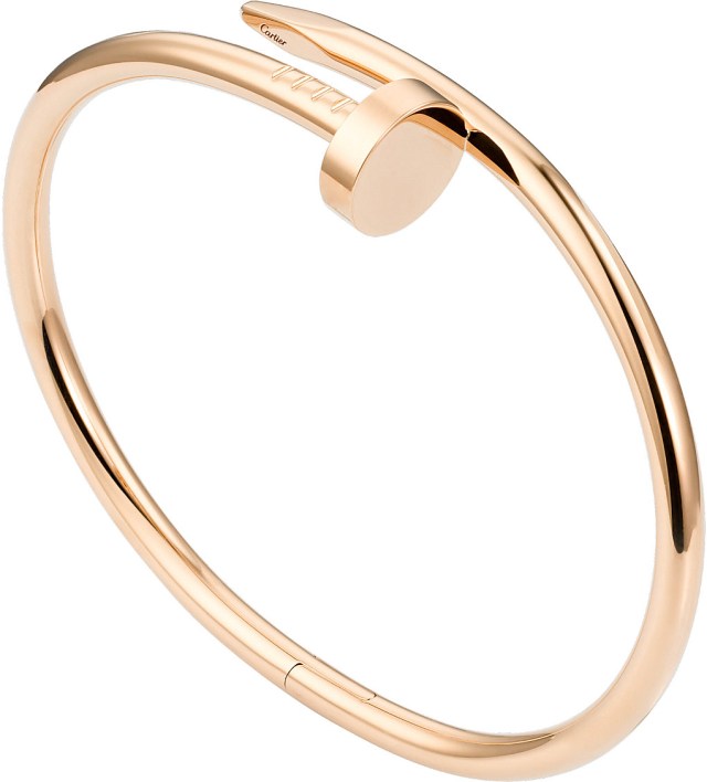 CARTIER Juste un Clou 18ct pink-gold bracelet
